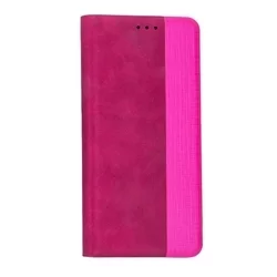 Telefontok Motorola Moto E40 - Smart Tender burgundy könyvtok-2
