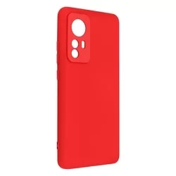 Telefontok Xiaomi 12T - piros szilikon tok-1