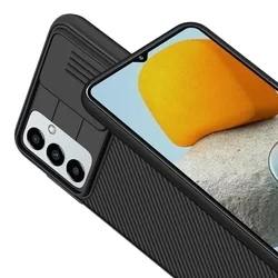 Telefontok Samsung Galaxy M23 5G - Nillkin csúsztatható kameravédős fekete hátlap tok-4