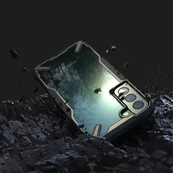 Telefontok Samsung Galaxy S23 - Ringke Fusion X fekete ütésálló tok-3