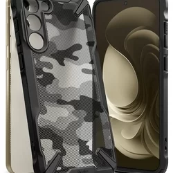 Telefontok Samsung Galaxy S23+ (S23 Plus) - Ringke Fusion X Design terepmintás ütésálló tok-3