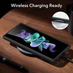 Telefontok Samsung Galaxy S23 Ultra - ESR AIR SHIELD Boost - fekete ütésálló, kitámasztható hátlap tok-4