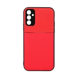 Telefontok Samsung Galaxy M23 5G - Elegance piros műanyag hátlap tok szilikon kerettel-1