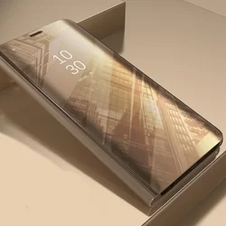 Telefontok Samsung Galaxy S23 - Arany Clear View Tok-4