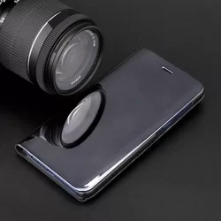 Telefontok Samsung Galaxy S23 - Fekete Clear View Tok-3