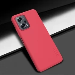 Telefontok Xiaomi Redmi Note 11T Pro - Nillkin Super Frosted piros tok-3