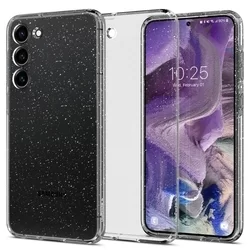 Telefontok Samsung Galaxy S23 - Spigen Liquid Crystal Glitter TPU átlátszó tok-12