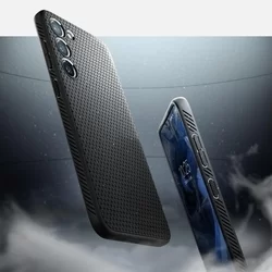 Telefontok Samsung Galaxy S23 - SPIGEN Liquid Air matt fekete hátlap tok-9
