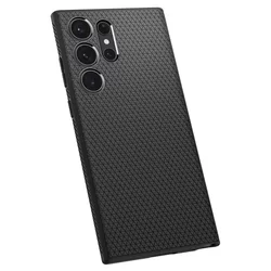 Telefontok Samsung Galaxy S23 Ultra - SPIGEN Liquid Air matt fekete hátlap tok-7