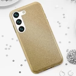 Samsung Galaxy S23 Telefontok - Arany Shiny tok-3