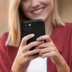 Telefontok iPhone SE 2020 - MagSafe kompatibilis fekete szilikon tok-5