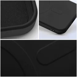 Telefontok iPhone SE2022 - MagSafe kompatibilis fekete szilikon tok-3