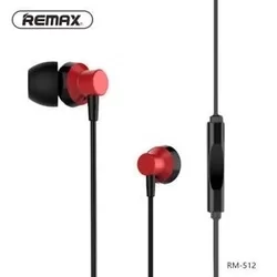 Headset: Remax RM-512 piros stereo headset fülhallgató-1