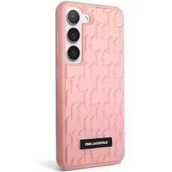 Telefontok Samsung Galaxy S23+ (S23 Plus) - Karl Lagerfeld 3D Monogram - pink hátlap tok-2