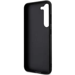 Telefontok Samsung Galaxy S23 - Karl Lagerfeld Saffiano Mono Metal Logo - fekete hátlap tok-6