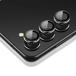 Üvegfólia Samsung Galaxy S23 - ESR kamera üvegfólia fekete kerettel/gyűrűvel-1