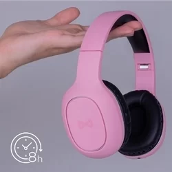 Headset: Forever BTH-505 - vezeték nélküli fejhallgató - pink-2