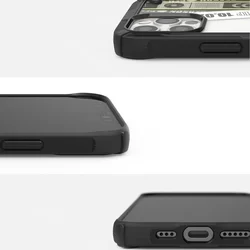 Telefontok iPhone 12 Pro - Ringke Fusion X Ticket band - mintás/átlátszó ütésálló hátlap tok-1