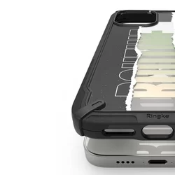 Telefontok iPhone 12 mini - Ringke Fusion X Routine - mintás ütésálló hátlap tok-1