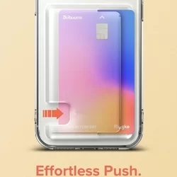 Telefontok iPhone 12 Pro Max - Ringke Fusion Card - átlátszó kártyatartós hátlap tok-3
