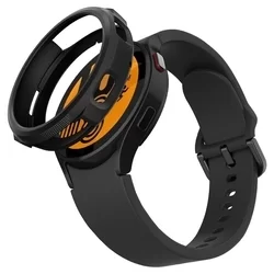 Samsung Galaxy Watch 4 (40 mm) - SPIGEN LIQUID AIR fekete szilikon védőtok-4