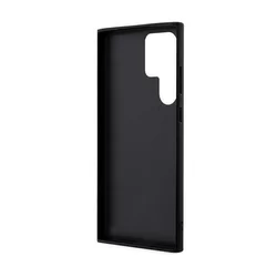 Telefontok Samsung Galaxy S23 Ultra - Karl Lagerfeld Saffiano Mono Metal Logo - fekete hátlap tok-3
