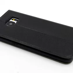 Telefontok UNIQ Fekete Kihajtható Tok - Samsung Galaxy S7 (8719273222423)-1