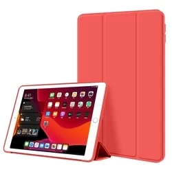 Tablettok iPad 2019 10.2 (iPad 7) - piros smart case-1