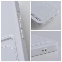 Telefontok Samsung Galaxy S23 Ultra - Forcell Card - fehér kártyatartós szilikon hátlap tok-4