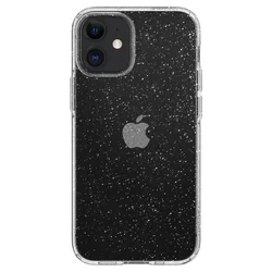 Telefontok iPhone 12 mini - Spigen Liquid Crystal Glitter átlátszó tok-8