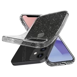 Telefontok iPhone 12 mini - Spigen Liquid Crystal Glitter átlátszó tok-9