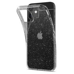 Telefontok iPhone 12 mini - Spigen Liquid Crystal Glitter átlátszó tok-10