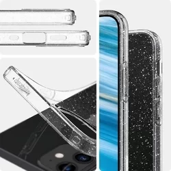 Telefontok iPhone 12 mini - Spigen Liquid Crystal Glitter átlátszó tok-11