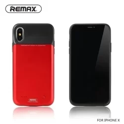 Telefontok iPhone X / iPhone XS - Remax PN-04 piros külső akkumulátor tok 3200 mAh-2