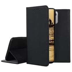 Xiaomi 13 Pro Telefontok - fekete mágneses szilikon keretes könyvtok-3