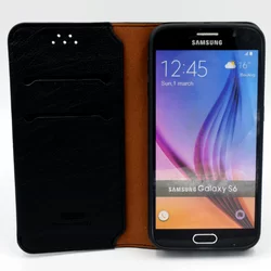 Telefontok UNIQ Fekete Kihajtható Tok - Samsung Galaxy S7 (8719273222577)-2