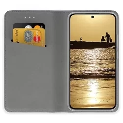 Xiaomi 13 Pro Telefontok - piros mágneses szilikon keretes könyvtok-1