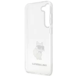 Telefontok Samsung Galaxy S23 - Karl Lagerfeld Ikonik Choupette - átlátszó műanyag hátlap tok-6