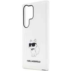 Telefontok Samsung Galaxy S23 Ultra - Karl Lagerfeld Ikonik Choupette - átlátszó műanyag hátlap tok-5