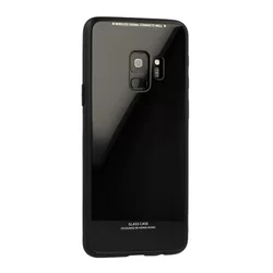 Telefontok Samsung J6 Plus J610 - fekete üveg hátlaptok-1