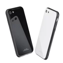 Telefontok Samsung J4 J400 - fekete üveg hátlaptok-2