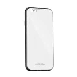 Telefontok Huawei Y6 2018 - fehér üveg hátlaptok-1