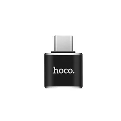 Adapter: Hoco UA5 - USB / TYPE-C (USB-C), fekete adapter-1