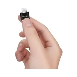 Adapter: Hoco UA5 - USB / TYPE-C (USB-C), fekete adapter-2