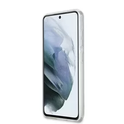 Telefontok Samsung Galaxy S23 - Karl Lagerfeld Karl and Choupette - átlátszó/csillámos műanyag hátlap tok-3