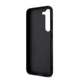 Telefontok Samsung Galaxy S23+ (S23 Plus) - Karl Lagerfeld Saffiano Karl and Choupette - fekete műanyag hátlap tok-4