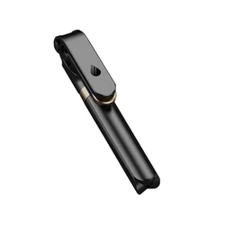 Selfie bot: STAND XT-06S - fekete, bluetooth távirányítós, tripoddá alakítható selfie bot LED világítással-1