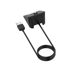 Garmin Fenix 5 / 6 / 7 - okosóra asztali töltő állvány USB kábellel - TACTICAL fekete-1