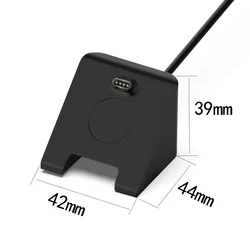 Garmin Fenix 5 / 6 / 7 - okosóra asztali töltő állvány USB kábellel - TACTICAL fekete-2