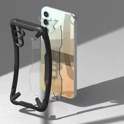 Telefontok Samsung Galaxy A34 5G - Ringke Fusion X Design fekete ütésálló tok-7